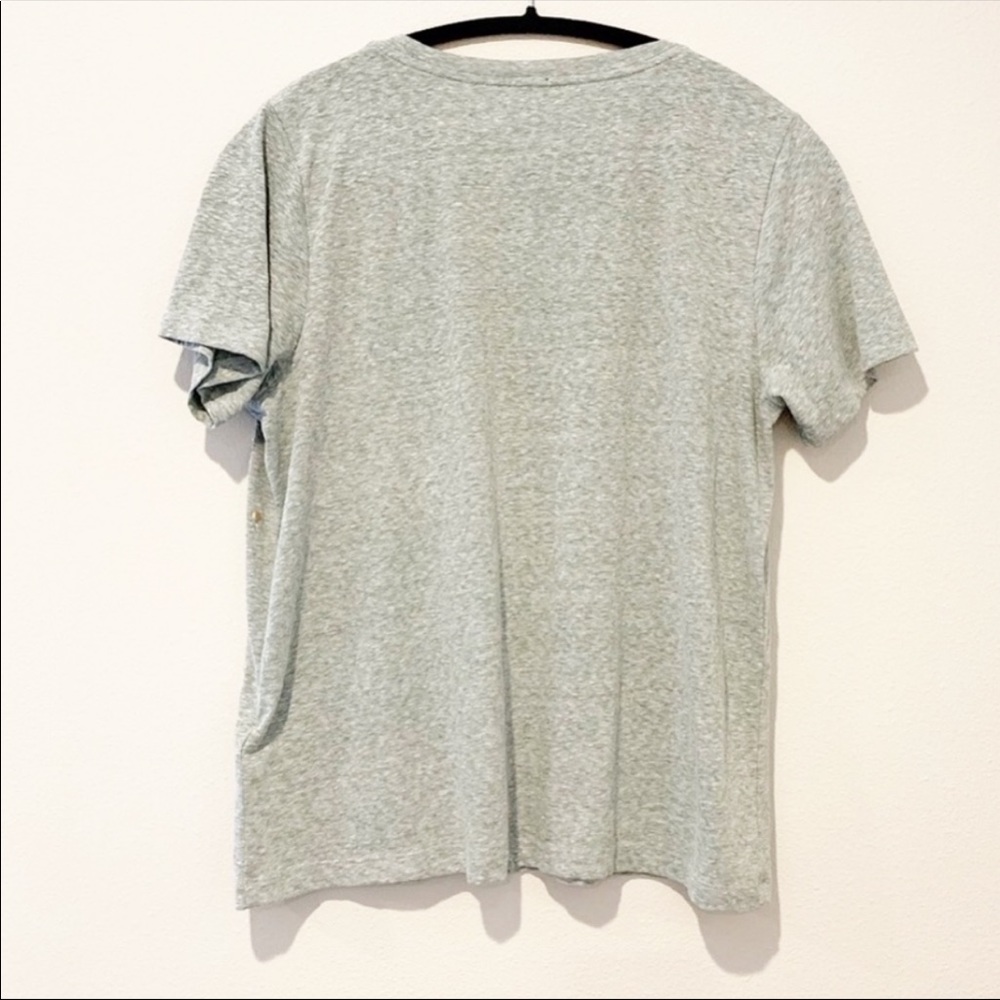 J. Crew Sequin Dot Tee Shirt - Picture 9 of 10